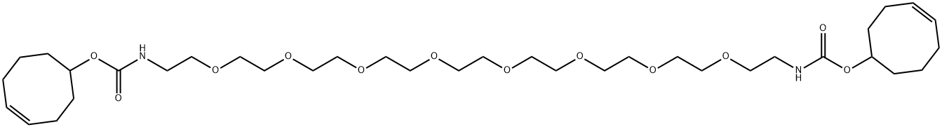 TCO-PEG8-TCO Structure