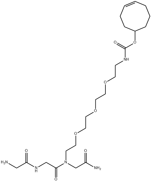 Gly-Gly-Gly-PEG3-TCO 化学構造式