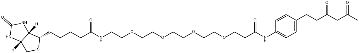 Diketone-PEG4-Biotin Structure