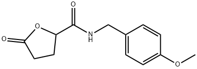 N-(4-甲氧基苄基)-5-氧四氢呋喃-2-甲酰胺, 2357110-52-0, 结构式