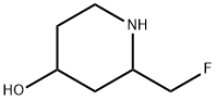 4-Piperidinol, 2-(fluoromethyl)-,2357711-91-0,结构式