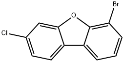 6-溴-3-氯二苯并[B,D]呋喃 结构式