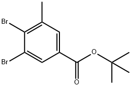 tert-Butyl 3,4-dibromo-5-methylbenzoate 结构式