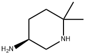 3-Piperidinamine, 6,6-dimethyl-, (3S)- Structure