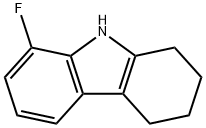 1H-Carbazole, 8-fluoro-2,3,4,9-tetrahydro- Struktur