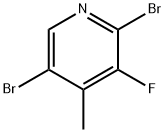 2,5-二溴-3-氟-4-甲基吡啶,2369772-25-6,结构式