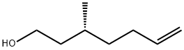 6-Hepten-1-ol, 3-methyl-, (3R)- Structure