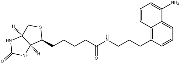 N-(3-(5-氨基萘-1-基)丙基)-5-((3AS,4S,6AR)-2-氧代六氢-1H-噻吩并[3,4-D]咪唑-4-基)戊酰胺,2375201-60-6,结构式