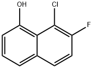 1-Naphthalenol, 8-chloro-7-fluoro- Struktur