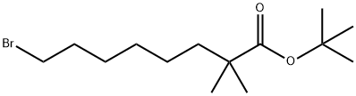 Octanoic acid, 8-bromo-2,2-dimethyl-, 1,1-dimethylethyl ester Structure