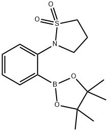 N-[2-(Tetramethyl-1,3,2-dioxaborolan-2-yl)phenyl]-1,3-propanesultam,2377587-61-4,结构式