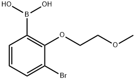 3-Bromo-2-(2-methoxyethoxy)phenylboronic acid,2377606-17-0,结构式
