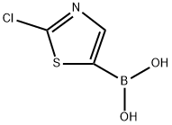 (2-Chloro-1,3-thiazol-5-yl)boronic acid Struktur