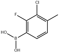 (3-氯-2-氟-4-甲基苯基)硼酸, 2377608-77-8, 结构式