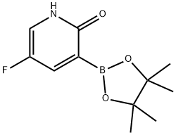 5-Fluoro-3-(tetramethyl-1,3,2-dioxaborolan-2-yl)pyridin-2-ol Structure