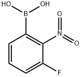 3-Fluoro-2-nitrophenylboronic acid Structure