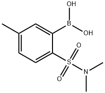 Boronic acid, B-?[2-?[(dimethylamino)?sulfonyl]?-?5-?methylphenyl]?- Structure