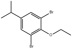 1,3-Dibromo-2-ethoxy-5-isopropylbenzene Struktur