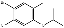 1-Bromo-2-chloro-4-isopropoxy-5-methylbenzene|1-溴-2-氯-4-异丙氧基-5-甲苯