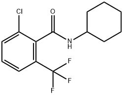 2-Chloro-N-cyclohexyl-6-(trifluoromethyl)benzamide 结构式