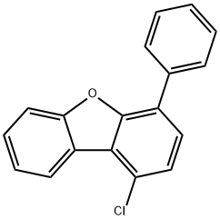 Dibenzofuran, 1-chloro-4-phenyl- Struktur