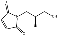 1H-Pyrrole-2,5-dione, 1-[(2S)-3-hydroxy-2-methylpropyl]- Structure