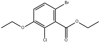 6-溴-2-氯-3-乙氧基苯甲酸乙酯,2384335-29-7,结构式