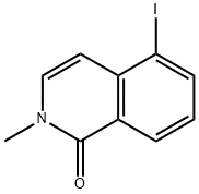 5-iodo-2-methylisoquinolin-1(2H)-one Structure