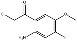 1-(2-氨基-4-氟-5-甲氧基苯基)-2-氯乙酮,2384838-98-4,结构式