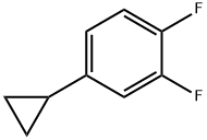 1,2-difluoro-4-cyclopropylbenzene Structure