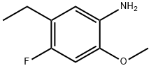 Benzenamine, 5-ethyl-4-fluoro-2-methoxy- Struktur