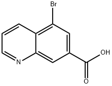 5-Bromoquinoline-7-carboxylic Acid 化学構造式