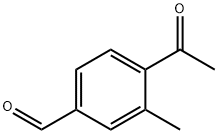 Benzaldehyde, 4-acetyl-3-methyl- Structure