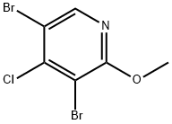 Pyridine, 3,5-dibromo-4-chloro-2-methoxy- Structure