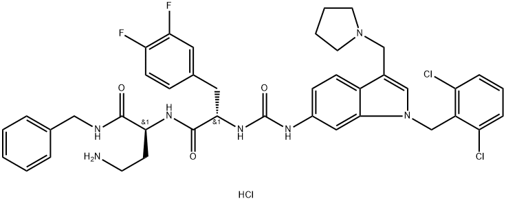 RWJ-56110 DIHYDROCHLORIDE, 2387505-58-8, 结构式