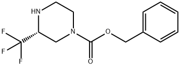 2387560-16-7 (R)-3-Trifluoromethyl-piperazine-1-carboxylic acid benzyl ester