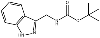 tert-butyl N-(1H-indazol-3-ylmethyl)carbamate Structure