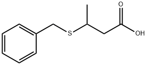 Butanoic acid, 3-[(phenylmethyl)thio]- Structure