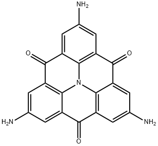 4H,8H,12H-Benzo[1,9]quinolizino[3,4,5,6,7-defg]acridine-4,8,12-trione, 2,6,10-triamino- (9CI)|