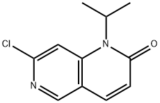 7-chloro-1-isopropyl-1,6-naphthyridin-2(1H)-one Structure