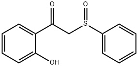 Ethanone, 1-(2-hydroxyphenyl)-2-(phenylsulfinyl)- Structure