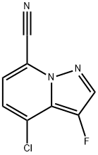 4-氯-3-氟吡唑并[1,5-A]吡啶-7-腈, 2403783-76-4, 结构式