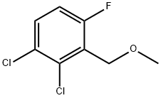 1,2-Dichloro-4-fluoro-3-(methoxymethyl)benzene,2404734-11-6,结构式