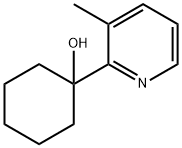 1-(3-Methylpyridin-2-yl)cyclohexan-1-ol Struktur