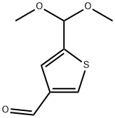 5-(Dimethoxymethyl)thiophene-3-carbaldehyde Structure