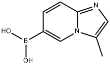 Boronic acid, B-(3-methylimidazo[1,2-a]pyridin-6-yl)- Structure