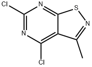 4,6-二氯-3-甲基异噻唑并[5,4-D]嘧啶 结构式