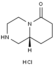 (R)-Octahydro-pyrido1,2-apyrazin-6-one hydrochloride 结构式
