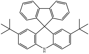 Spiro[acridine-9(10H),9'-[9H]fluorene], 2,7-bis(1,1-dimethylethyl)- Structure