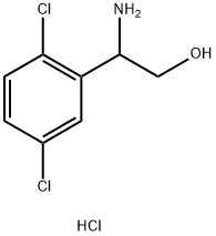 2-氨基-2-(2,5-二氯苯基)乙醇盐酸盐, 2411638-49-6, 结构式